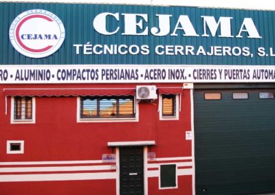 Cejama, Técnicos Cerrajeros en Talavera, Toledo. Especialistas en hierros, aluminios, ventanas, cerramientos, cierres metálicos